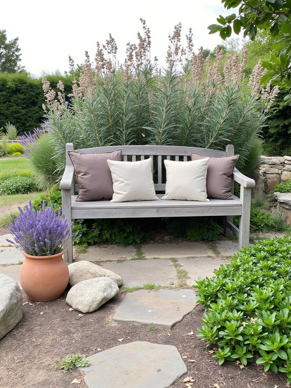 serene neutral garden retreat