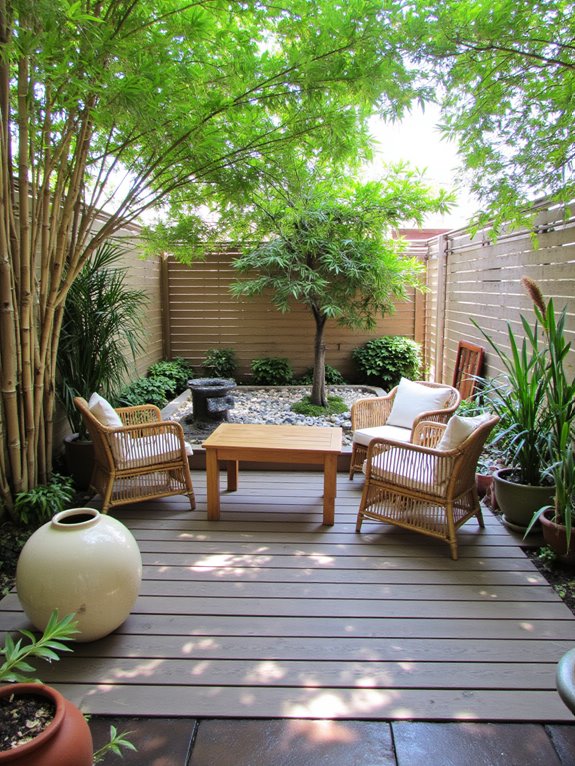 serene outdoor relaxation oasis