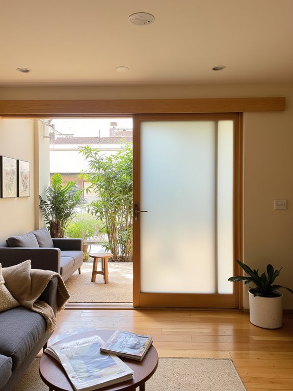 sliding doors enhance space