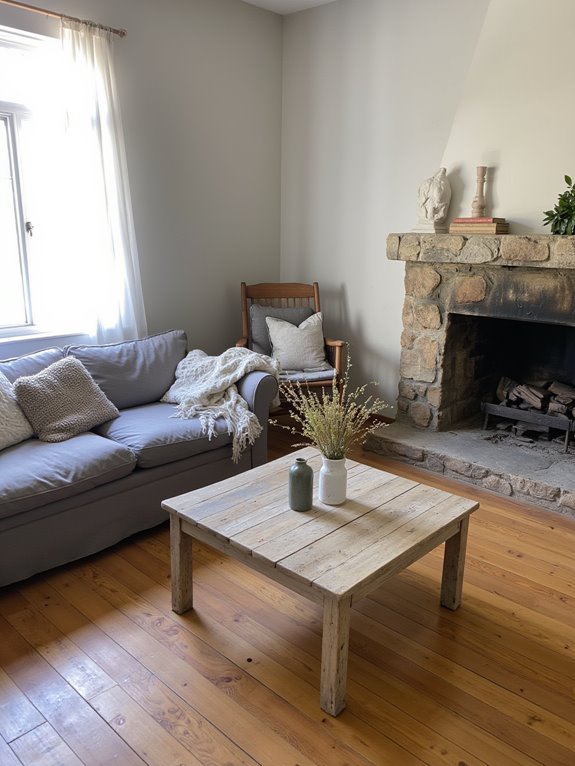 soft greys create tranquility