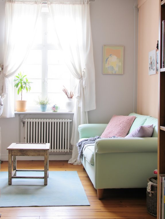 soft pastel color serenity