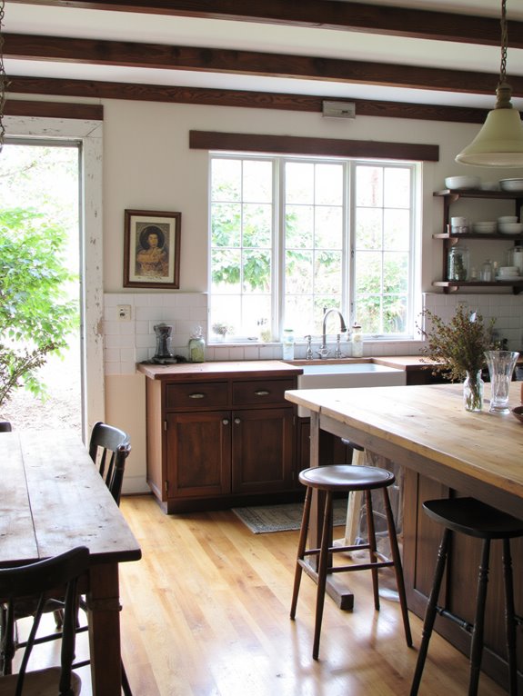 spacious farmhouse kitchen design