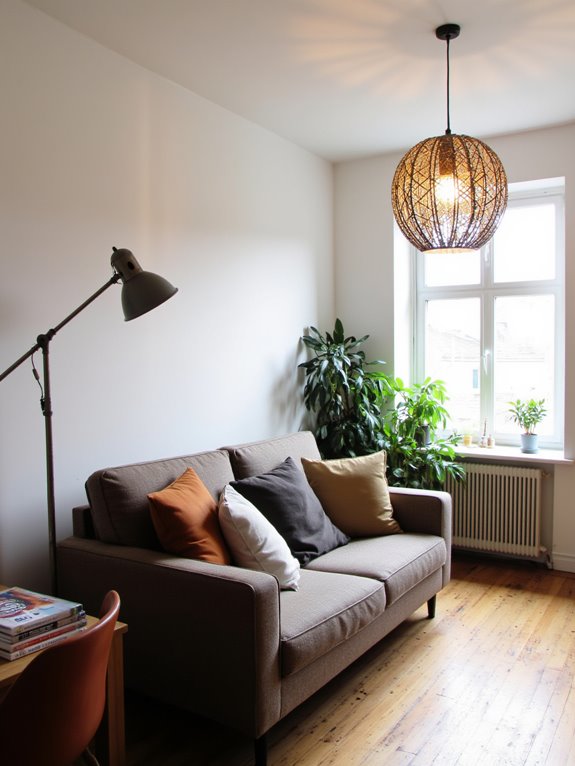 statement lighting enhances design