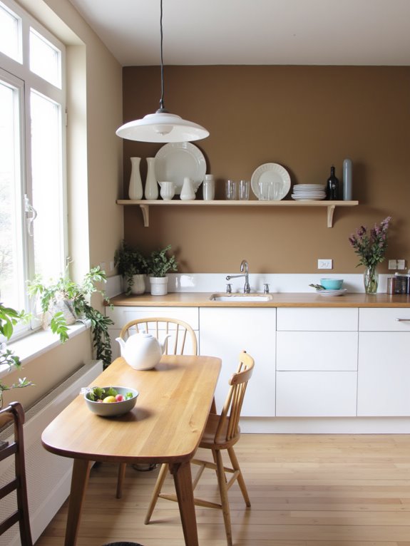 stylish airy kitchen design