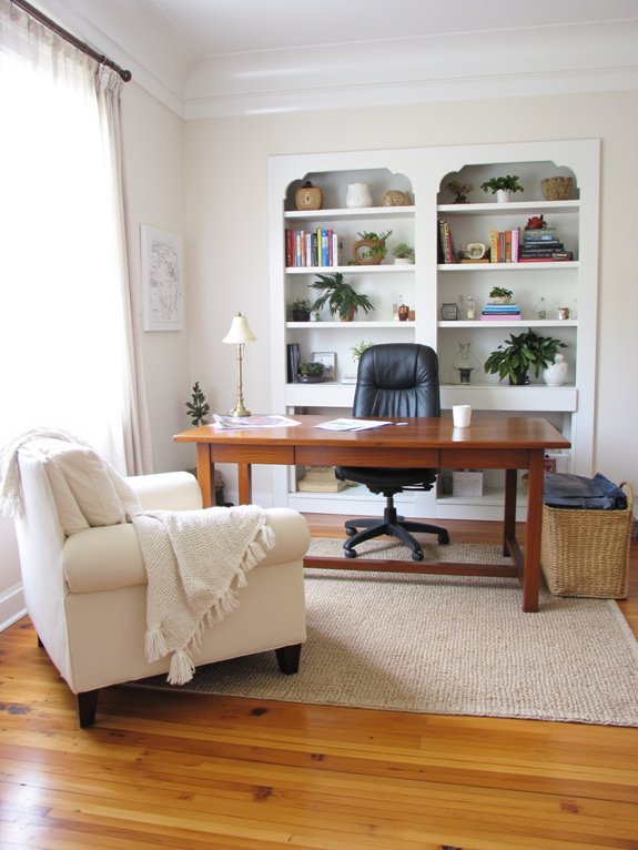 stylish and comfortable workspace