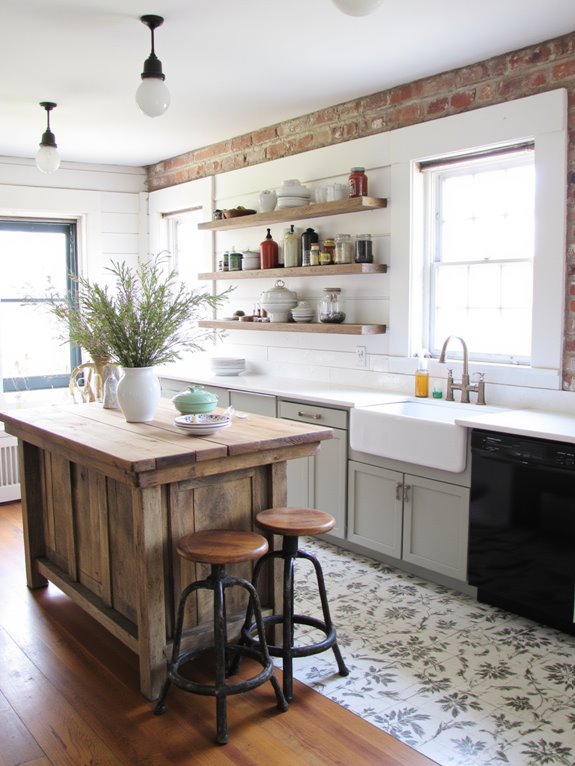 stylish functional farmhouse kitchen