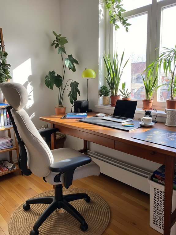 stylish organized productive workspace