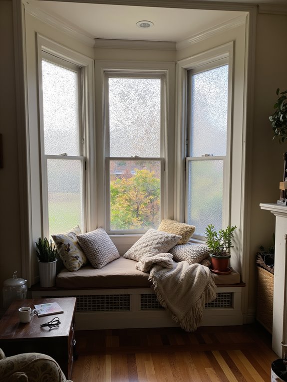 stylish privacy with light