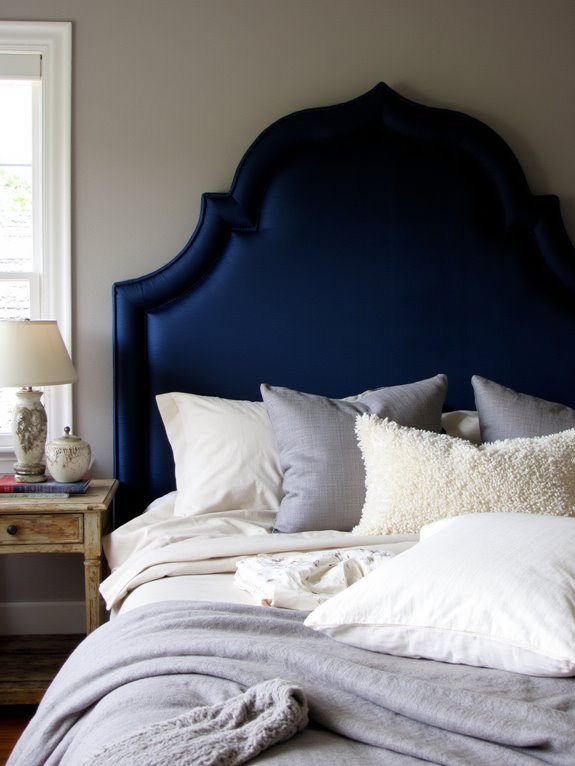 stylish upholstered wood headboards