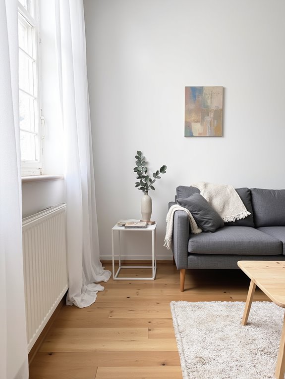 subtle decor enhances minimalism