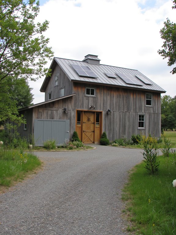 sustainable barn living materials