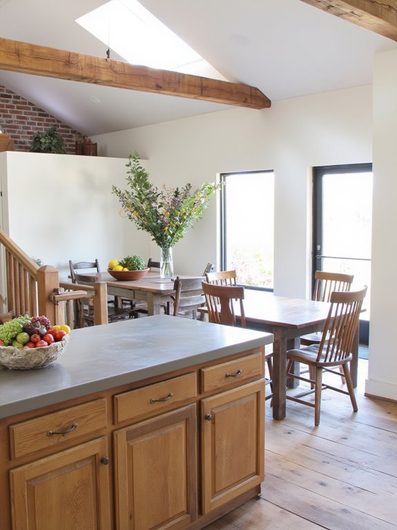 sustainable materials enhance farmhouse