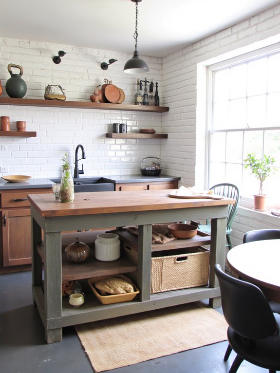 textures enhance kitchen warmth