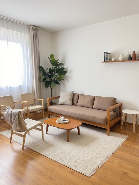 thoughtful furniture arrangement balance