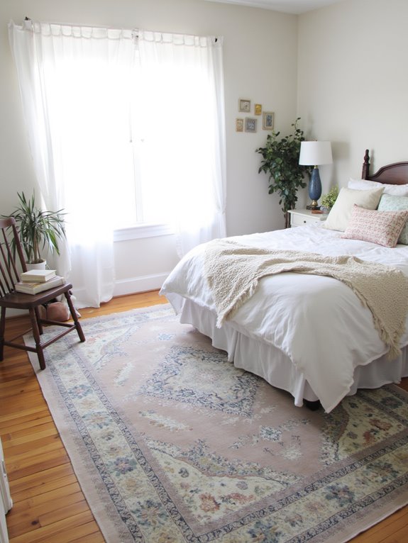 transform spaces with rugs