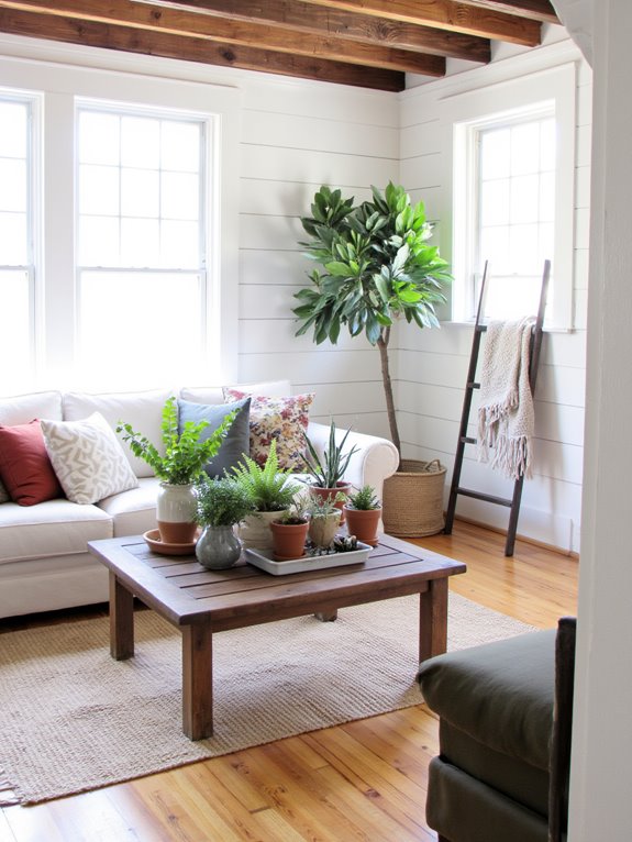 vibrant indoor plant oasis