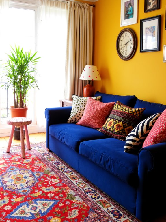 vibrant pattern mixing ideas