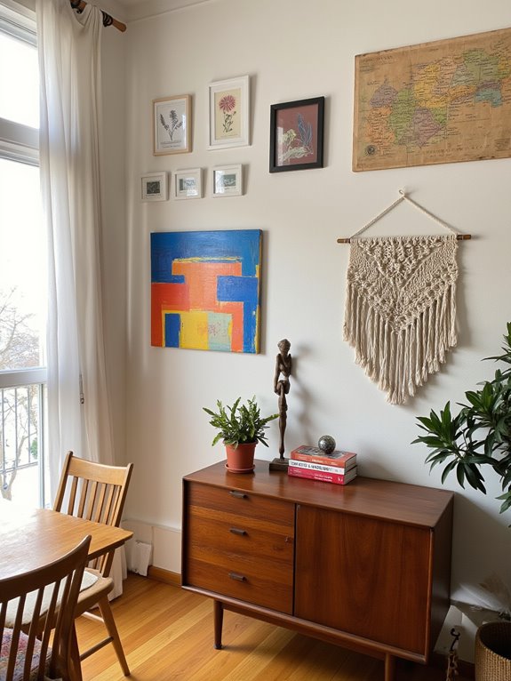 vibrant three dimensional wall decor