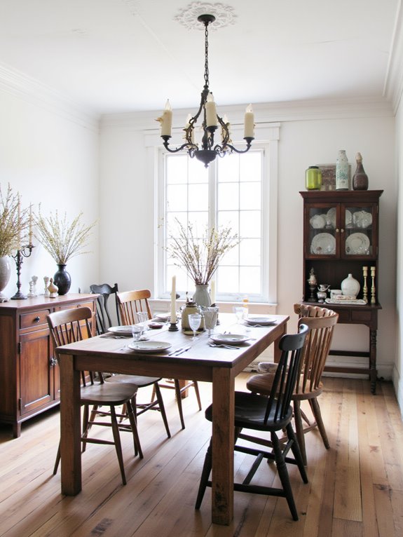 vintage accents create charm