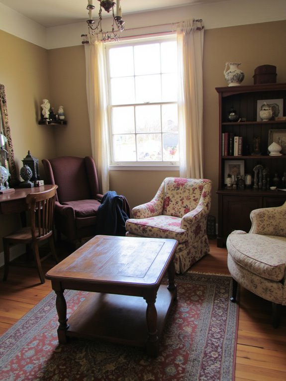 vintage charm enhances warmth