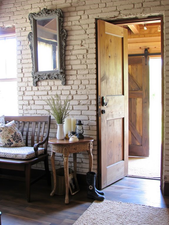 vintage decor for entryway