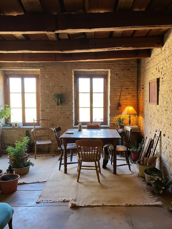 vintage farmhouse architectural charm