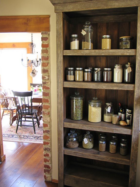 vintage jars add charm