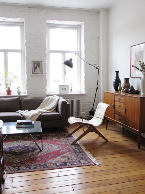 vintage warmth meets modern minimalism