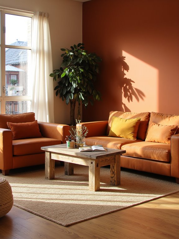 warm colors create comfort