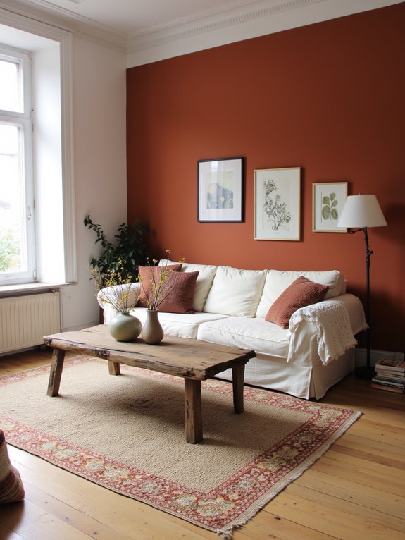 warm earthy tones comfort