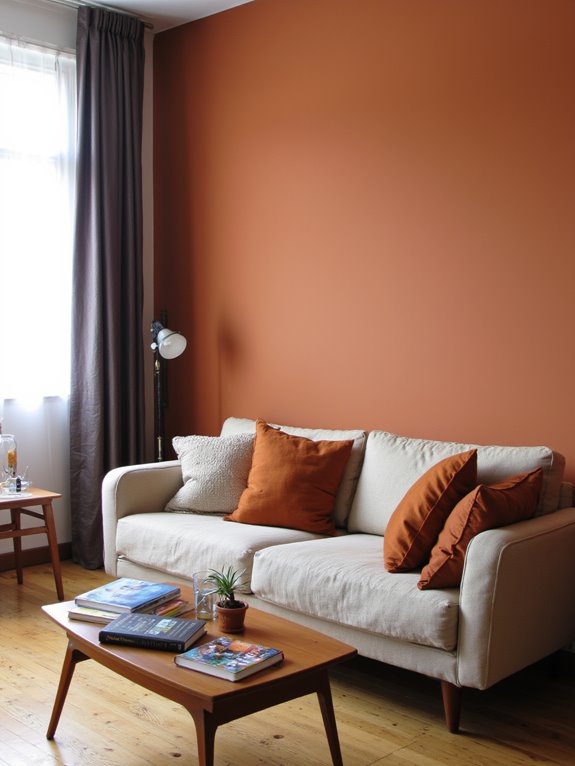 warm inviting accent walls