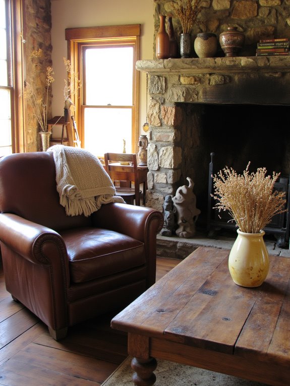 warm inviting rustic atmosphere