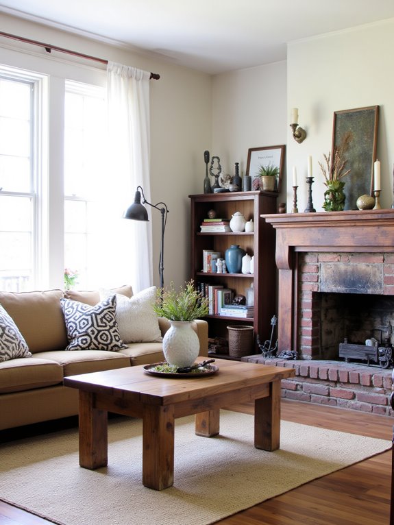 warm metal accent aesthetics