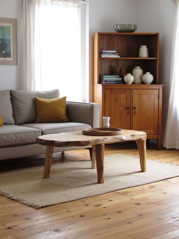 warm wood finishes selection