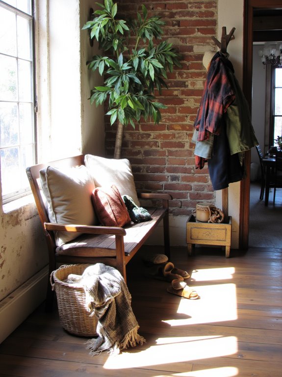 welcoming and stylish entryway
