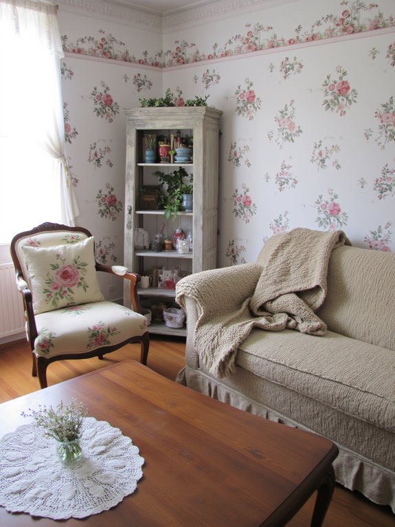 whimsical floral cottagecore decor