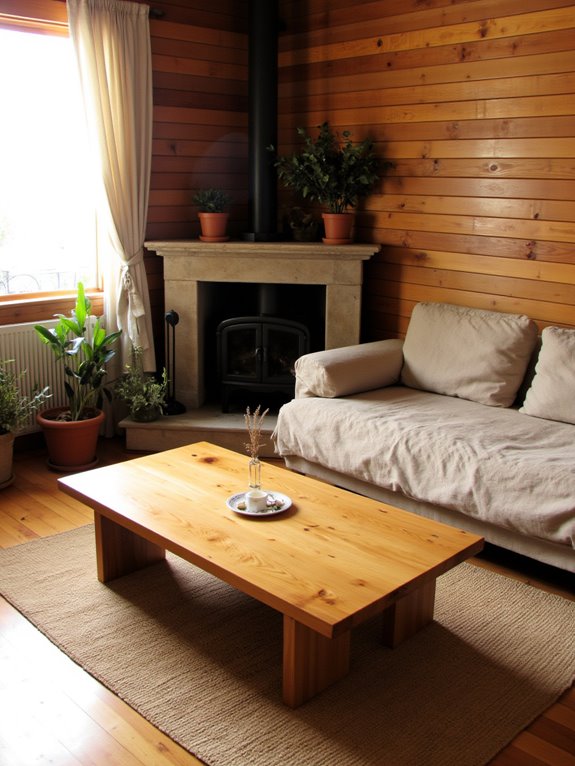 wood finishes enhance warmth