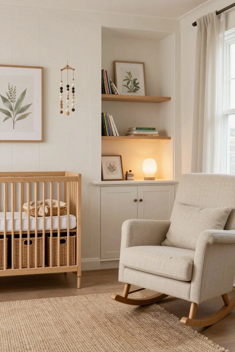 Nursery Built-in Shelves