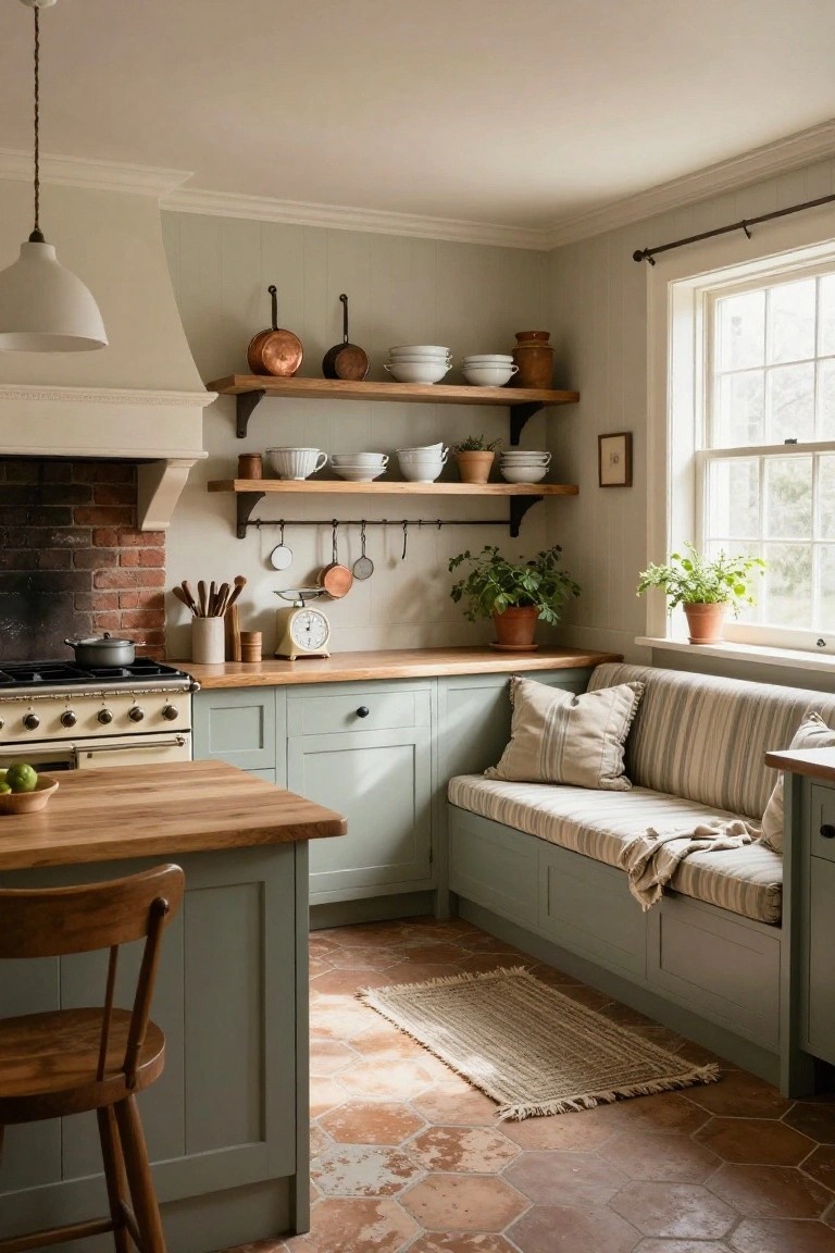 Cozy Kitchen Corner Bench