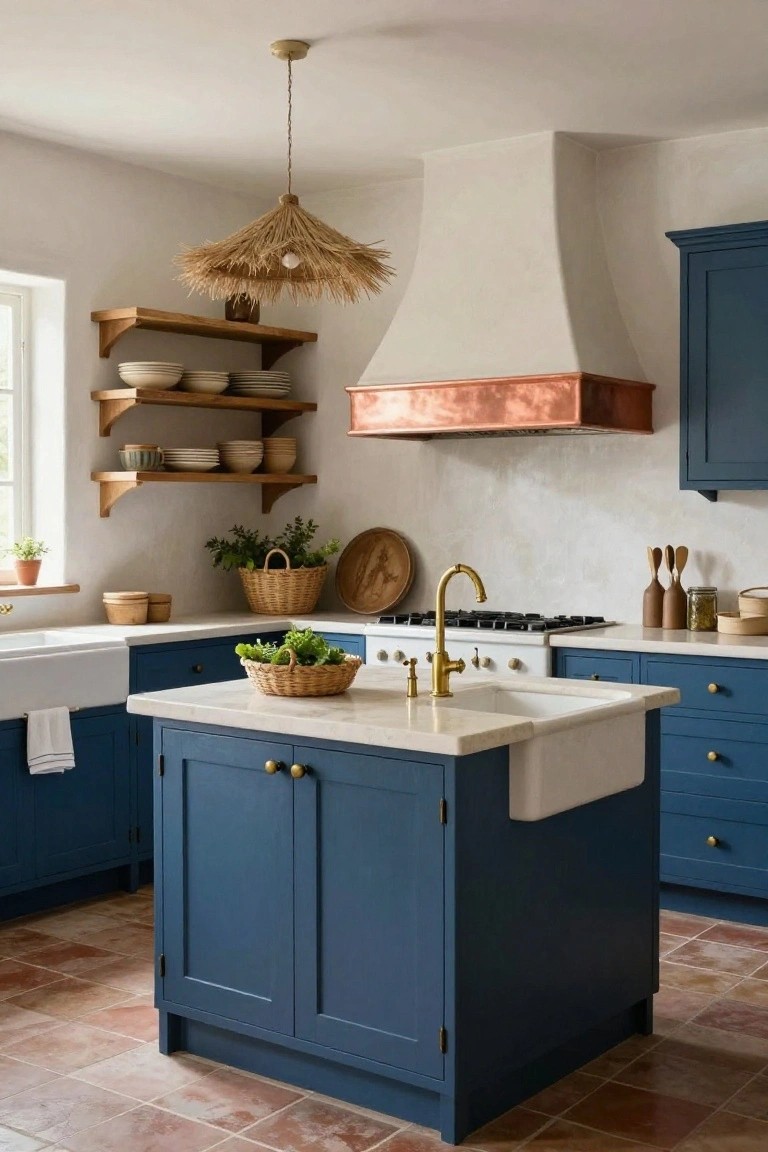 Navy Blue Kitchen Cabinets