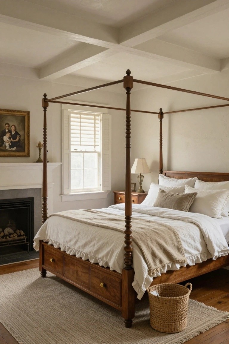 Four-Poster Bed in the Bedroom