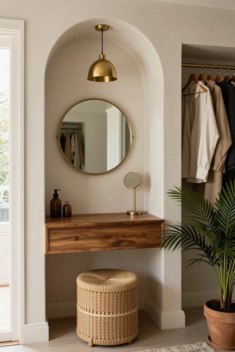Arched Niche Vanity Setup