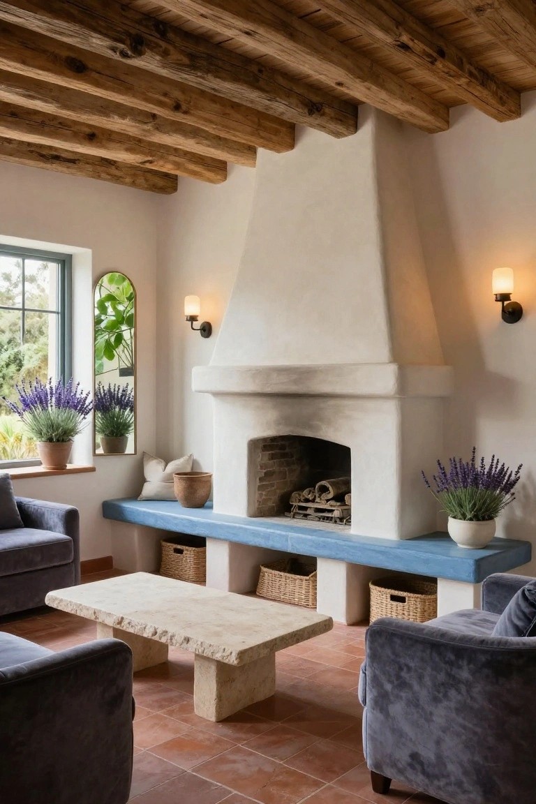 Built-In Hearth Bench