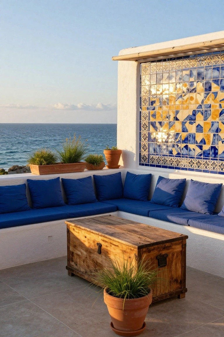 Terrace Corner Bench Seating