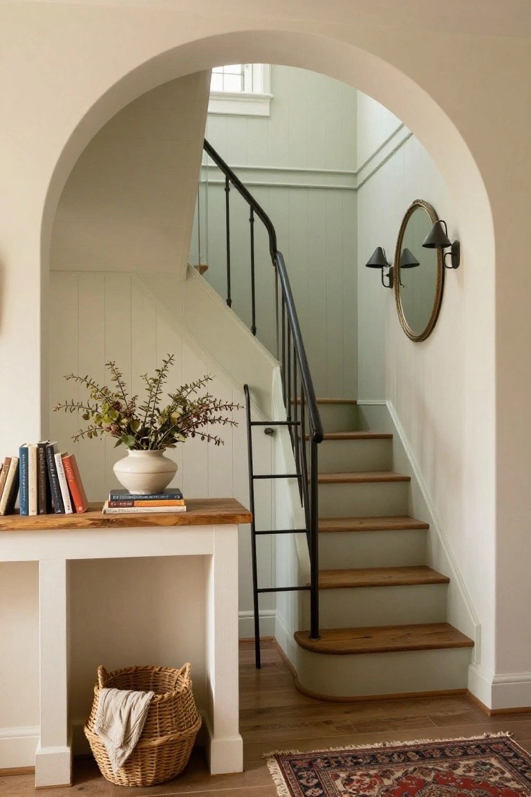 Arched Entryway to the Stairs