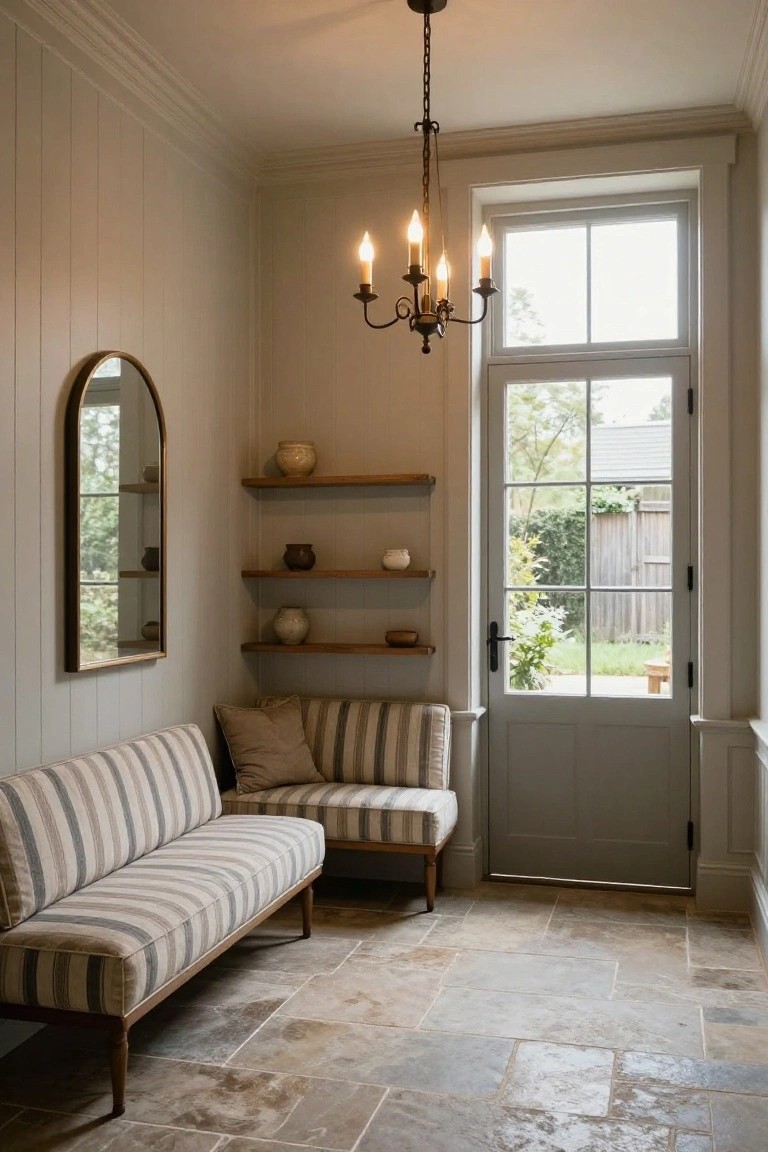 Cozy Entryway Bench Nook
