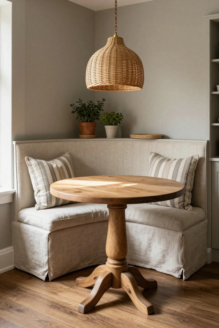 Cozy Corner Banquette Seating